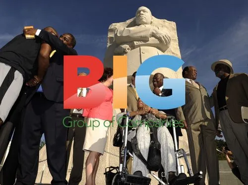 D.C. Leaders at MLK Jr. Memorial