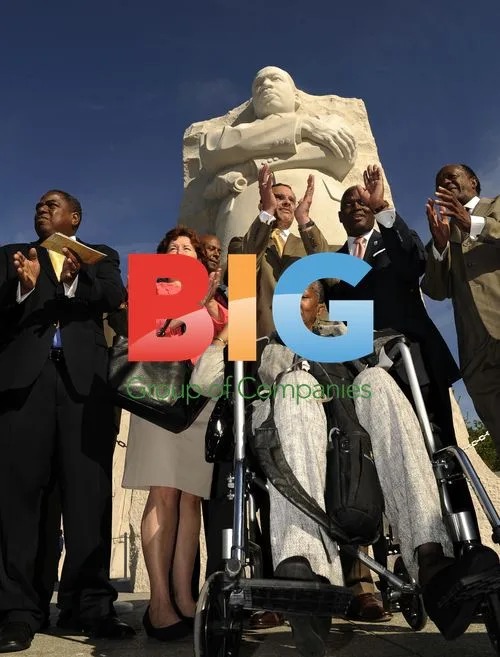 D.C. Leaders at Martin Luther King Jr. Memorial