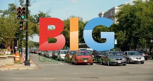 Cars wait in gridlock after DC earthquake