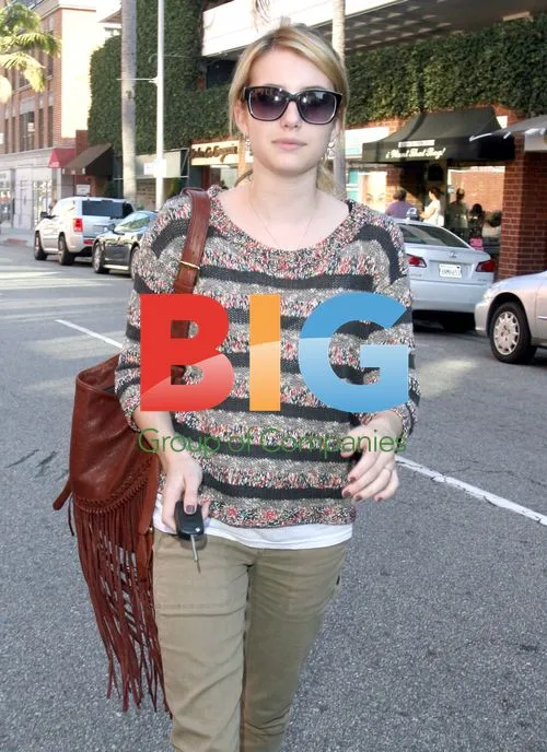 Emma Roberts gets mani-pedi in LA