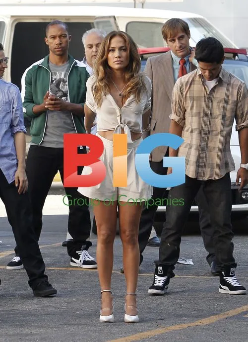 Jennifer Lopez on Music Video Set