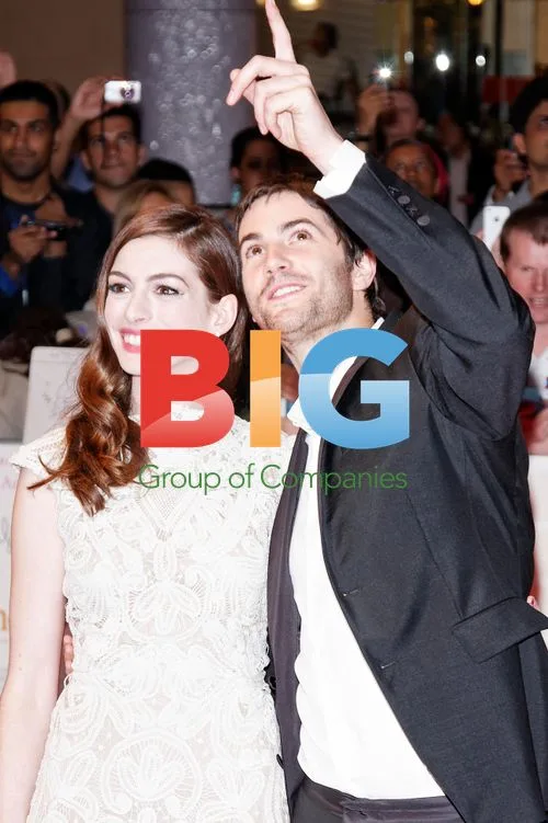 Anne Hathaway and Jim Sturgess at 'One Day' Premiere