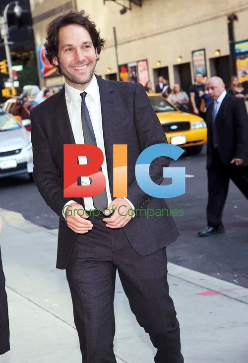 Paul Rudd at 'The Late Show' taping