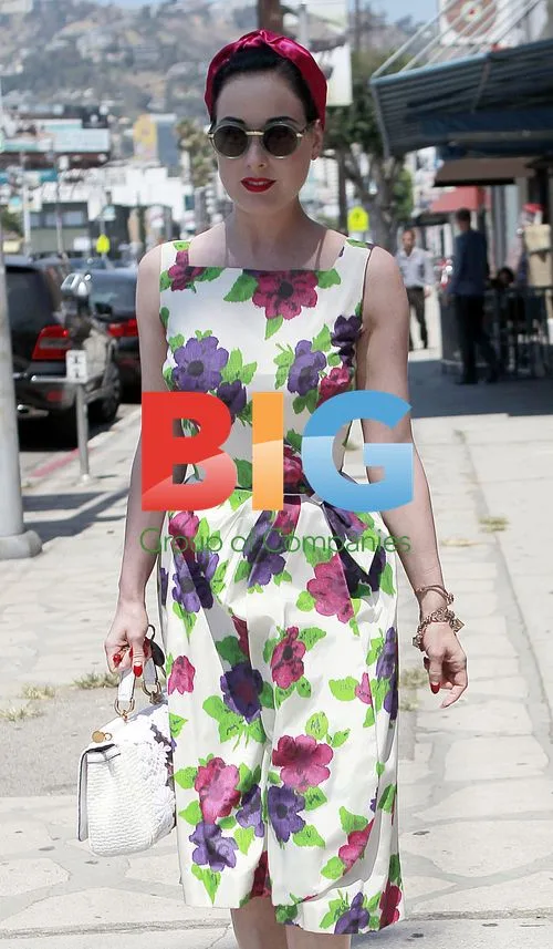 Dita Von Teese Leaves Lunch in West Hollywood