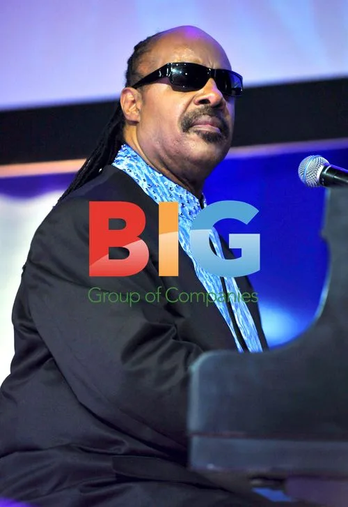 Stevie Wonder at peace gala