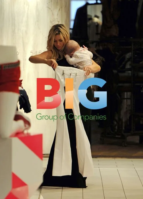 Abbey Clancy Shopping With Daughter