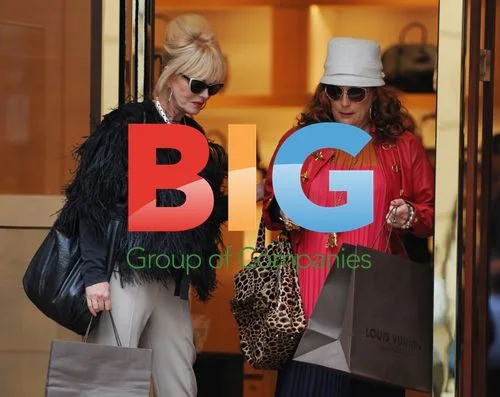 Jennifer Saunders and Joanna Lumley film 'Absolutely Fabulous'