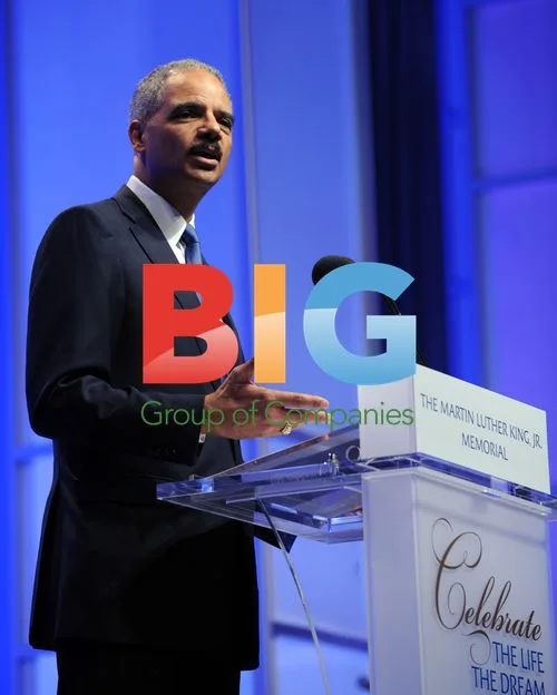 Eric Holder Speaks at Civil Rights Luncheon