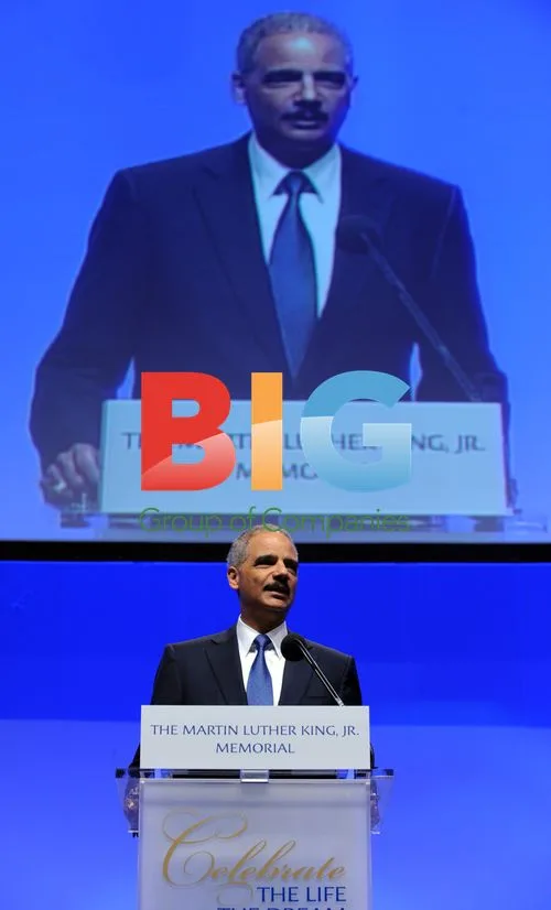 Holder Speaks at MLK Memorial Event