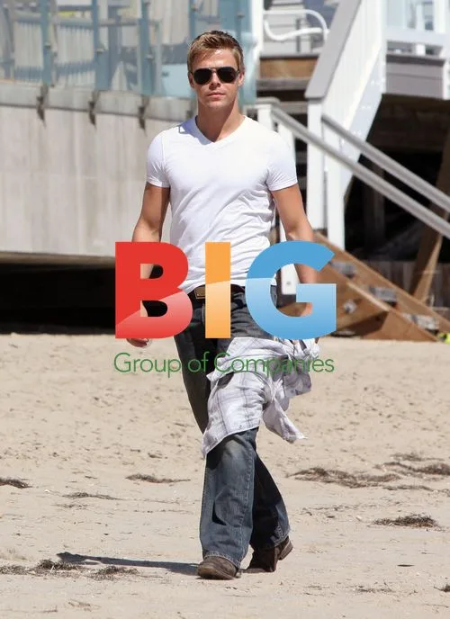 Derek Hough on Malibu Beach