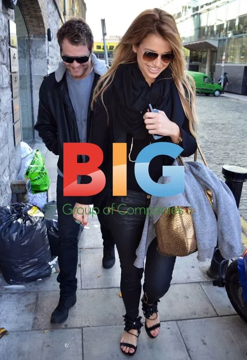 Brian McFadden and Vogue Williams Leave Radio Studio