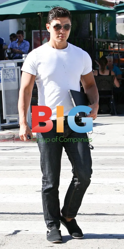 Rick Yune at Urth Cafe, Los Angeles