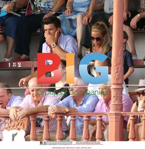 Katie Price Watches Bullfight with Boyfriend
