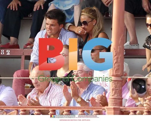 Katie Price Attends Bullfight in Spain