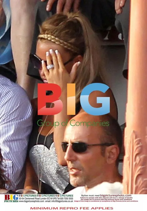 Katie Price Attends Bullfight in Spain