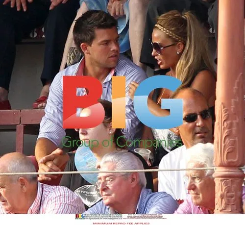 Katie Price and Leandro Penna at Bullfight
