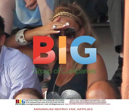 Katie Price Attends Bullfight in Spain