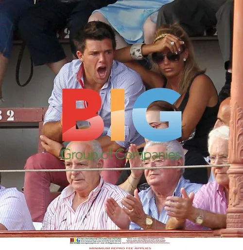 Katie Price at Spanish Bull Fight