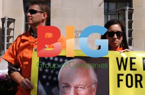 Demonstrators Protest Torture Outside DOJ