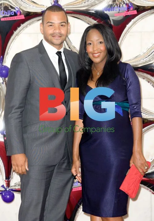 Michael Underwood and Angelica Bell at WellChild Awards