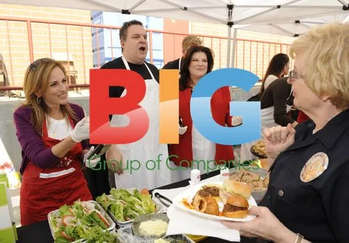 Celebrities Serving Food at LA Police Appreciation