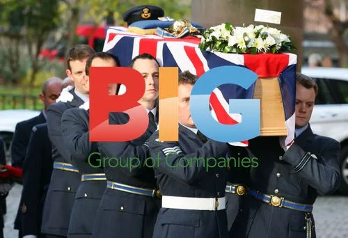 Funeral of Red Arrows pilot Sean Cunningham