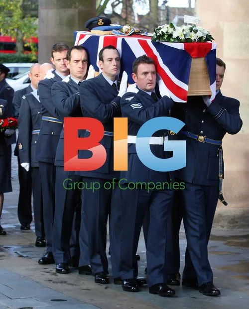 Funeral of Red Arrows Pilot Sean Cunningham
