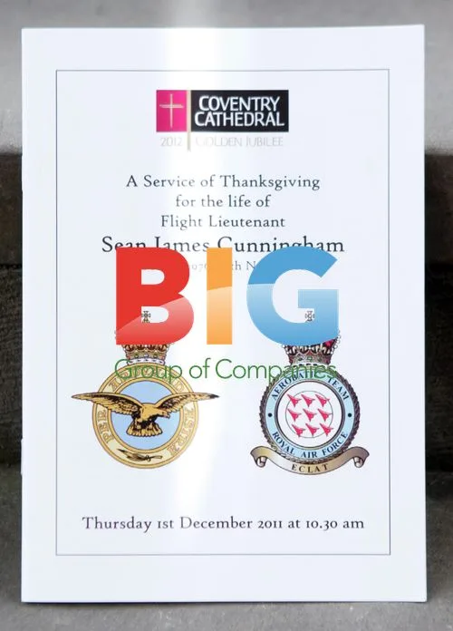 Funeral of RAF Pilot Sean Cunningham