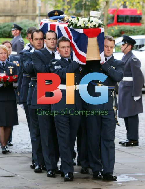 Funeral of Red Arrows Pilot Sean Cunningham