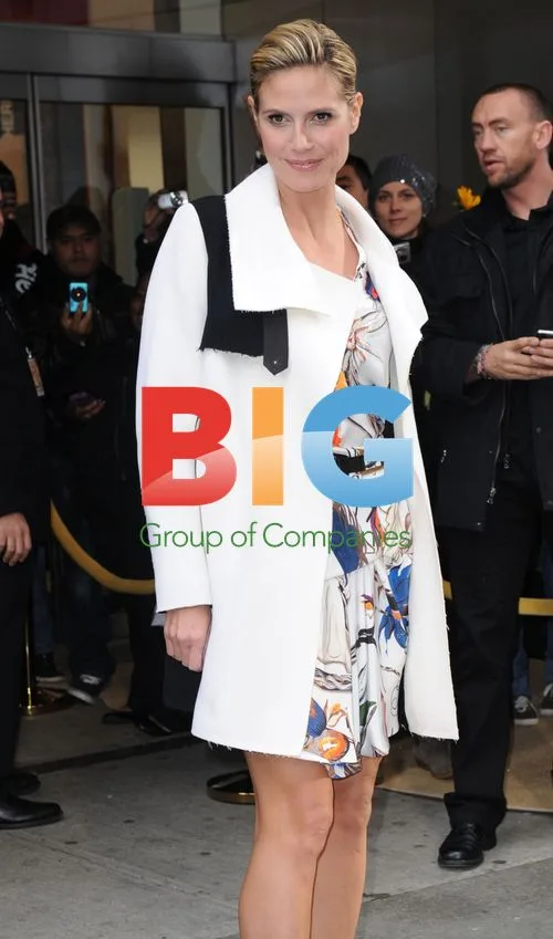 Heidi Klum Promotes Perfume in NYC