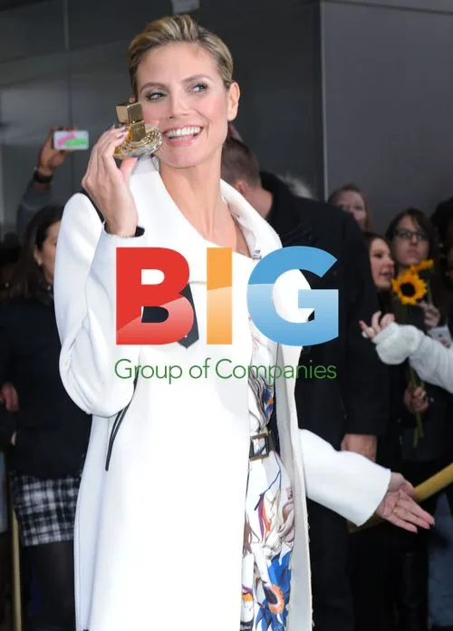 Heidi Klum Promoting Perfume in NYC