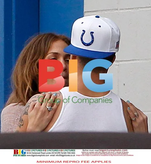 Jennifer Lopez and Casper Smart in LA