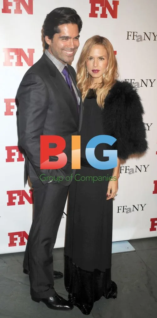 Brian Atwood and Rachel Zoe at Footwear News Awards