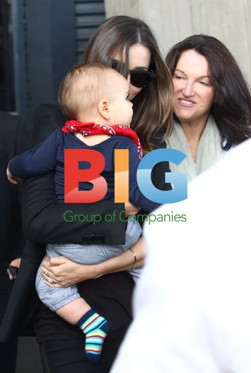 Miranda Kerr and son Flynn Bloom at Sydney Airport