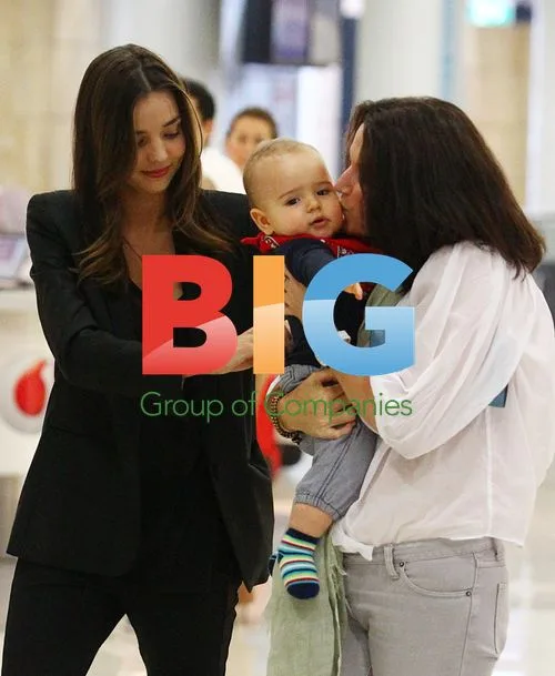Miranda Kerr and Son Flynn Arrive in Sydney
