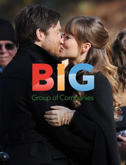 Olivia Wilde and Jason Bateman on "The Longest Week" set