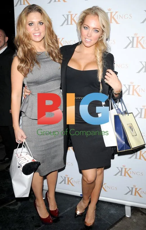 Bianca Gascoigne and Aisleyne Horgan Wallace at Kings Club