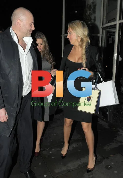 Bianca Gascoigne and Aisleyne Horgan Wallace at Kings Club