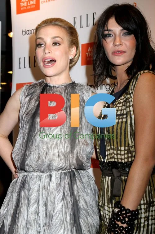 Piper Perabo and Jessica Szohr at Coat Drive