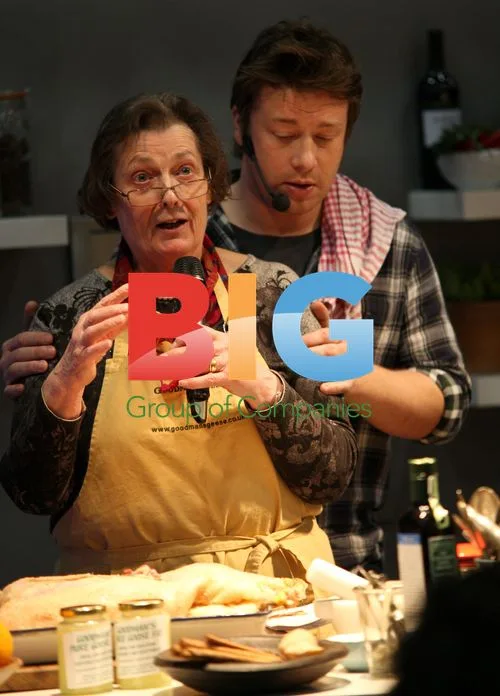 Jamie Oliver and Hugh Fearnley at Taste of Christmas