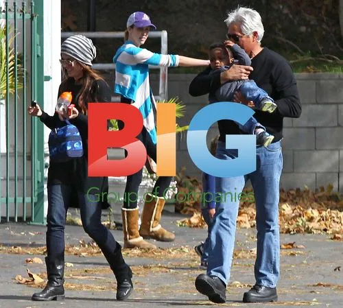 Sandra Bullock drops off son Louis on first day of school
