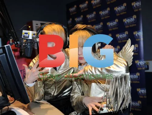 Jedward visits Real Radio Northeast, meets Amelia Lily fan