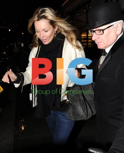 Kate Moss Visits London Clinic and Scott's Restaurant