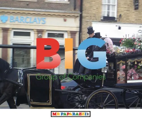 Steve McFadden Filming 'Eastenders' Funeral