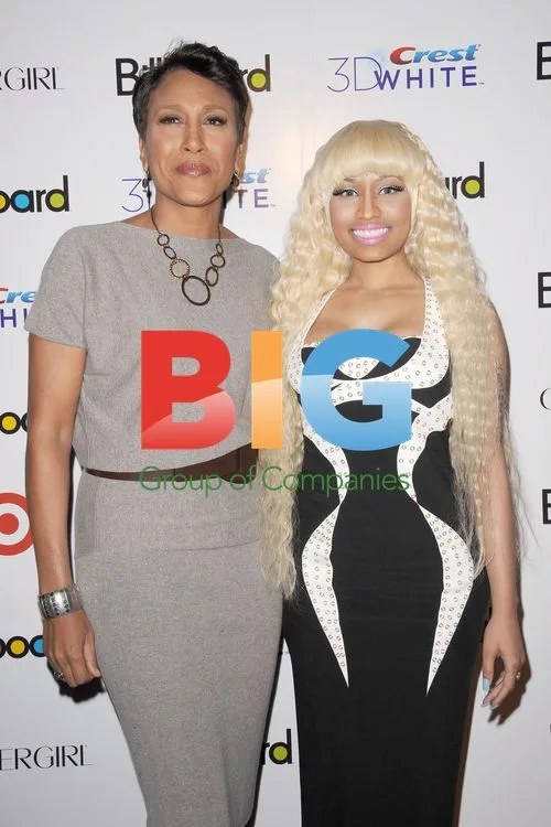 Robin Roberts and Nicki Minaj at Billboard Women in Music Awards