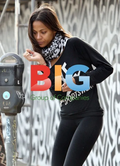 Zoe Saldana Bids Farewell After Lunch in LA