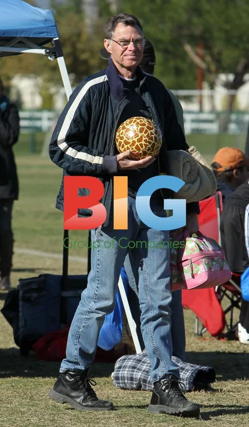 Denise Richards and Daughters at Soccer Match