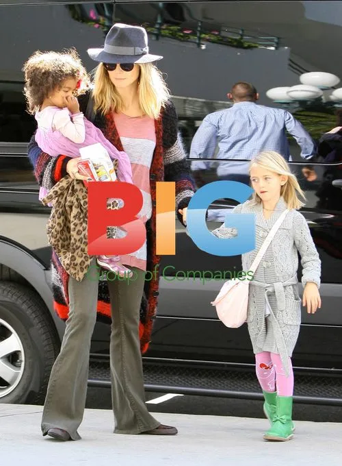 Heidi Klum and Daughters Shopping