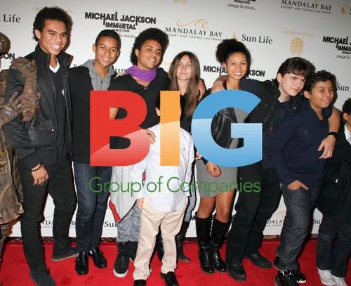 Michael Jackson's Children at Immortal Tour Premiere