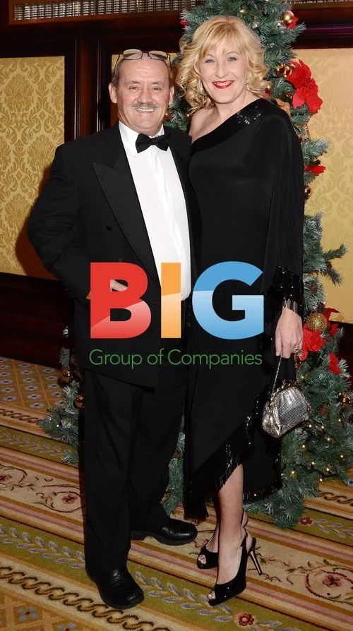 Brendan O'Carroll and Jenny O'Carroll at Charity Ball
